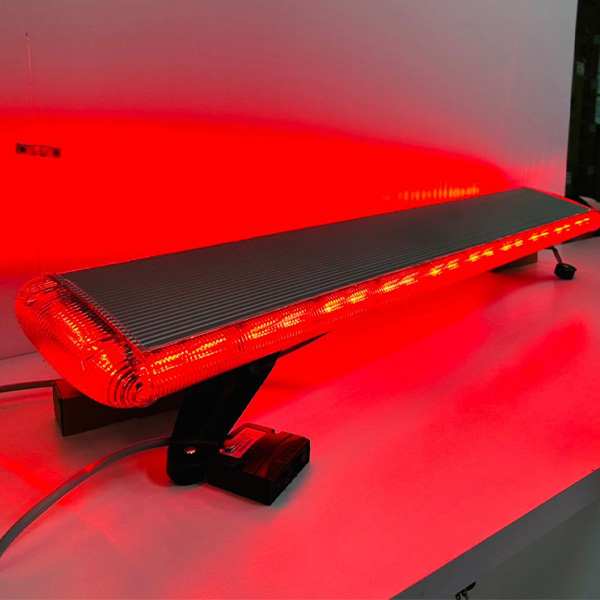 BALIZA DE BARRA LED PARA VEHICULO /  ATC-LB-6700RR / ROJO / LARGO 120CM