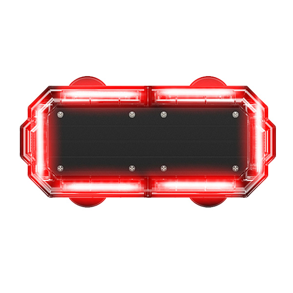 BALIZA MINIBARRA PARA VEHICULO CON BASE MAGNETICA / K-FORCE / STL / ROJO / 14"(35CM) / 12VDC