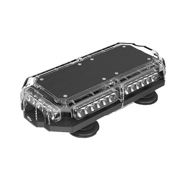 BALIZA MINIBARRA PARA VEHICULO CON BASE MAGNETICA / K-FORCE / STL / ROJO / 14"(35CM) / 12VDC