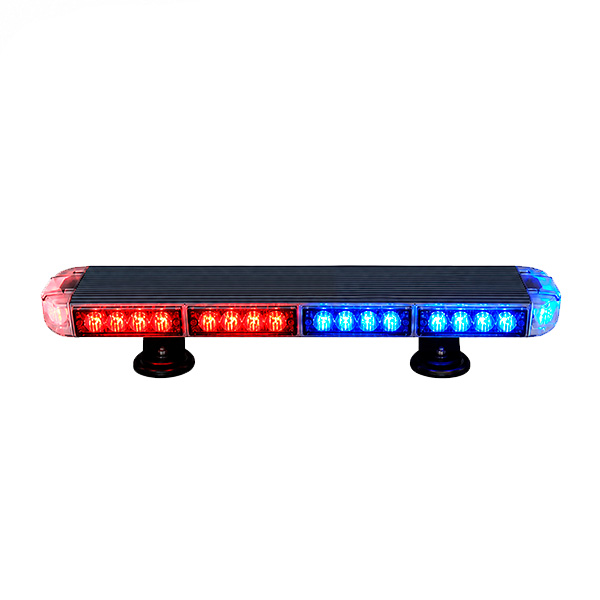 BALIZA MINIBARRA PARA VEHICULO  CON BASE MAGNETICA / ATC-MLB-6722RB / ROJO-AZUL / 22"(56CM) 