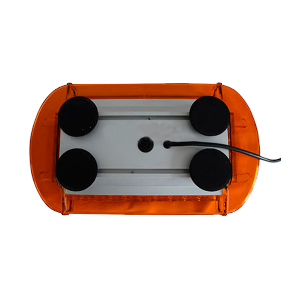 BALIZA MINIBARRA PARA VEHICULO CON BASE MAGNETICA / ATC-MLB-6713A / AMBAR / 13"(33CM)