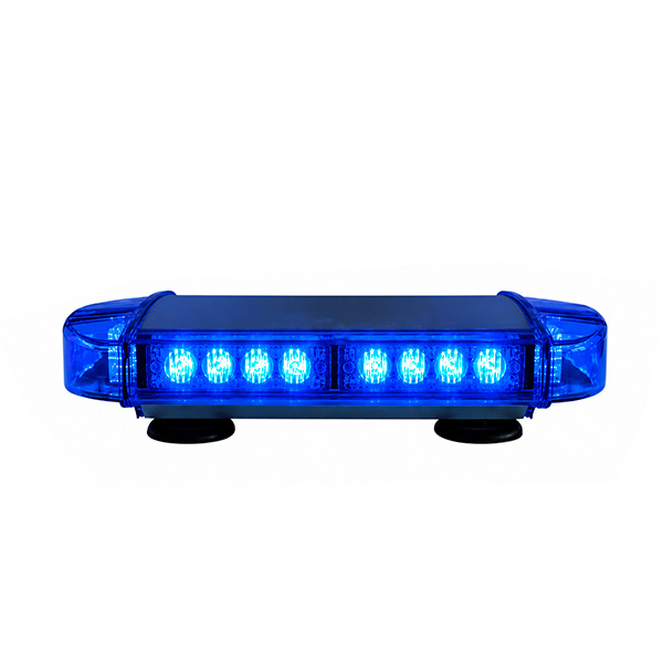 BALIZA MINIBARRA PARA VEHICULOS CON BASE MAGNETICA / ATC-MLB-6713B / AZUL / 13"(33CM) 