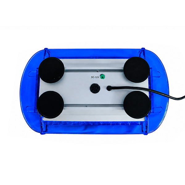 BALIZA MINIBARRA PARA VEHICULOS CON BASE MAGNETICA / ATC-MLB-6713B / AZUL / 13"(33CM) 
