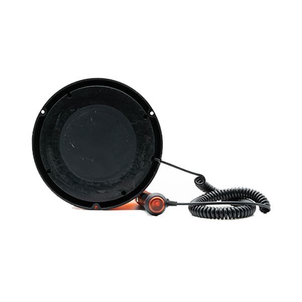 BALIZA LED CILINDRICA PARA VEHICULO CON BASE MAGNETICA / ATC-901 / AMBAR / 10-30VDC 