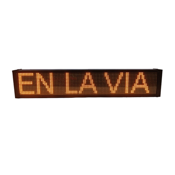 PANEL DE MENSAJERÍA LED MULTICOLOR PROGRAMABLE / 12VDC / 1040 × 240 mm