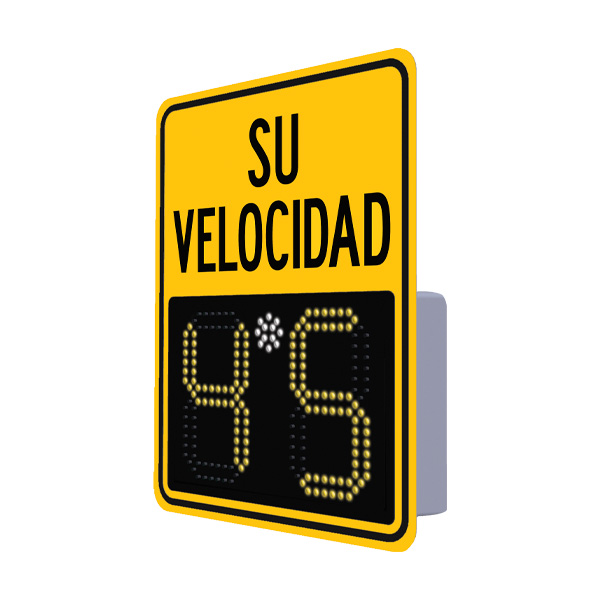 RADAR  DE VELOCIDAD COMPACTO / 2 DÍGITOS / TRAFFIC LOGIX / SAFEPACE EVOLUTION 11 / 110-220VAC