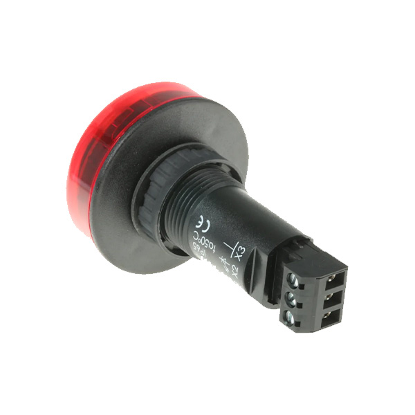 BALIZA CON ZUMBADOR / 15010055 / WERMA / ROJO / 24 VDC