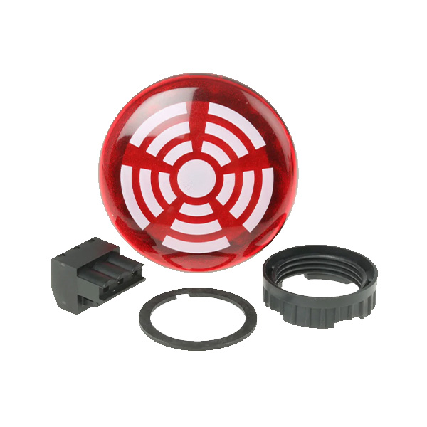 BALIZA CON ZUMBADOR / 15010055 / WERMA / ROJO / 24 VDC
